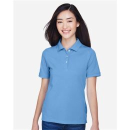Harriton M265W Women's Easy Blend Polo