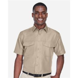Harriton M580 Men's Key West Short Sleeve Performance Staff Shirt
