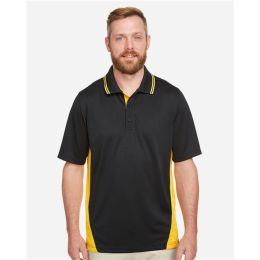 Harriton M386 Men's Flash Snag Protection Plus IL Colorblock Polo