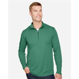 Team 365 TT31H Men's Zone Sonic Heather Performance Quarter-Zip Pullover