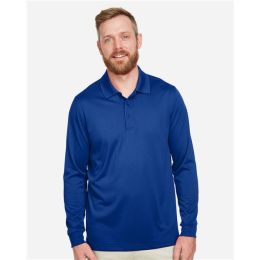 Harriton M348L Men's Advantage Snag Protection Plus IL Long Sleeve Polo