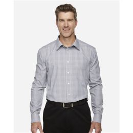 Devon & Jones DG520 Men's Crown Collection® Glen Plaid Woven Dress Shirt