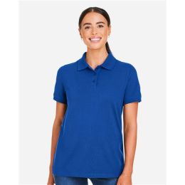 Harriton M205W Women's Valiant Cotton Snag Protect Polo