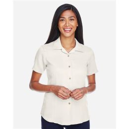 Harriton M570W Women's Bahama Cord Camp Shirt
