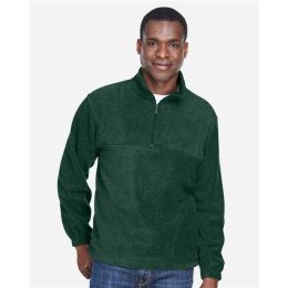Harriton M980 Men's Fleece Quarter-Zip Pullover