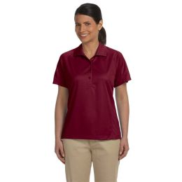Harriton M374W Women's Polytech Mesh Insert Polo