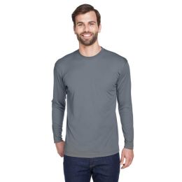 UltraClub 8422 Men's Cool & Dry Sport Long Sleeve Performance Interlock T-Shirt