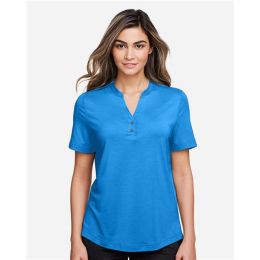 North End NE100W Women's JAQ Snap-Up Stretch Performance Polo