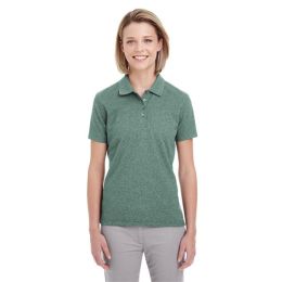 UltraClub UC100W Women's Heathered Pique Polo