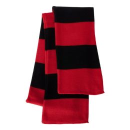 Sportsman SP02 Rugby-Striped Knit Scarf