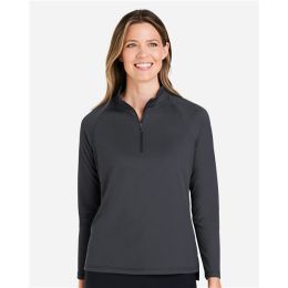 North End NE410W Women's Revive Coolcore® Quarter-Zip Pullover