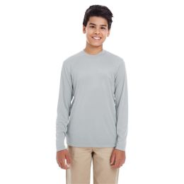 UltraClub 8622Y Youth Cool & Dry Performance Long Sleeve Top