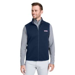 vineyard vines K002713 Men's Mountain Sweater Fleece Vest