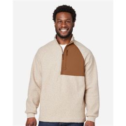 North End NE713 Men's Aura Sweater Fleece Quarter-Zip Pullover