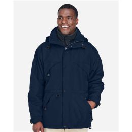 North End 88007 Men's 3-in-1 Parka with Dobby Trim
