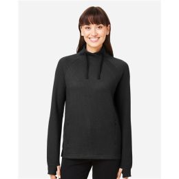 North End NE200W Women's Rhythm Waffle Cross-Neck Pullover