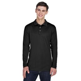 UltraClub 8405LS Men's Cool & Dry Sport Long Sleeve Polo