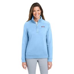vineyard vines K002795 Women’s Collegiate Shep Quarter-Zip Sweatshirt