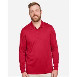 Harriton M348LT Men's Tall Advantage Long Sleeve Snag Protection Plus IL Polo