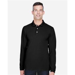 Harriton M265L Men's Easy Blend™ Long Sleeve Polo