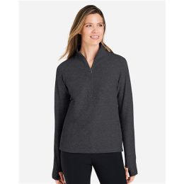 North End NE725W Women's Spirit Textured Quarter-Zip Pullover