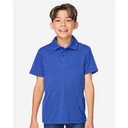 Team 365 TT51HY Youth Zone Sonic Heather Performance Polo