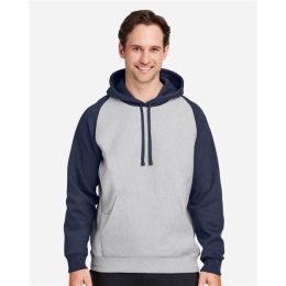Team 365 TT96CB Unisex Zone HydroSport™ Heavyweight Colorblock Hooded Sweatshirt