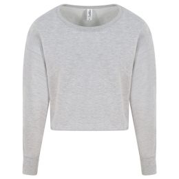 AWDis JHA035 Women's Cropped Crewneck Sweatshirt