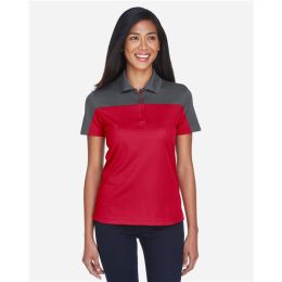 CORE365 CE101W Women's Balance Colorblock Performance Piqué Polo