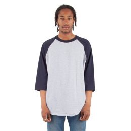 Shaka Wear SHRAG Unisex Three-Quarter Sleeve Raglan T-Shirt