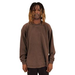 Shaka Wear SHGDLS Men's Garment-Dyed Long Sleeve T-Shirt