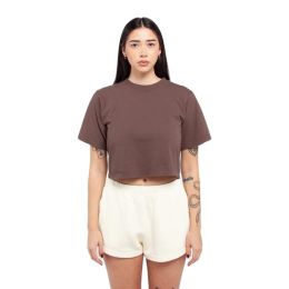 Shaka Wear SHGDC Women's Garment-Dye Crop T-Shirt