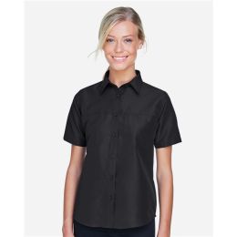 Harriton M580W Women's Key West Short Sleeve Performance Staff Shirt