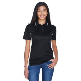 UltraClub 8406L Women's Cool & Dry Sport Two-Tone Polo