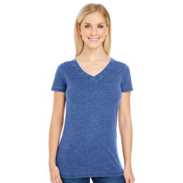 Threadfast Apparel 208B Women's Vintage Dye V-Neck T-Shirt