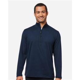 Glyder MDP1772 Men's Fairway Marbled Jersey Quarter-Zip Pullover