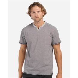Boxercraft BM2401 Men's Striped V-Notch T-Shirt