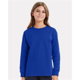 Hanes 5546 Youth Authentic Long Sleeve T-Shirt