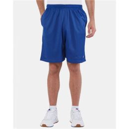 Champion S162 Unisex Polyester Mesh 9" Shorts with Pockets