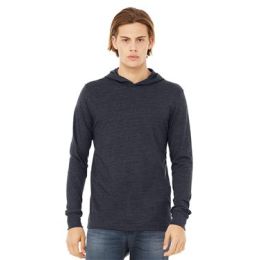 BELLA + CANVAS 3512 Unisex Jersey Hooded Long Sleeve Tee