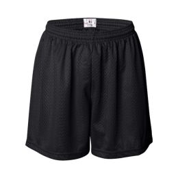 Badger 7216 Women's Pro Mesh 5" Solid Liner Shorts