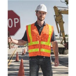 Kishigo 1197-1198 Unisex Prismatic Hydrowick-Lite Multi Zipper Vest