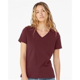BELLA + CANVAS 6405 Women’s Relaxed Jersey V-Neck Tee