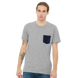 BELLA + CANVAS 3021 Men's Jersey Pocket Tee