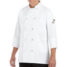Chef Designs 0401 Women's Ten Button Chef Coat