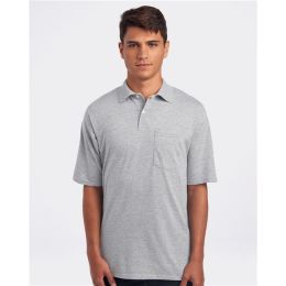 JERZEES 436MPR Men's SpotShield® 50/50 Polo with Pocket