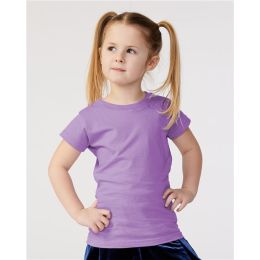 Rabbit Skins 3316 Toddler Girls Fine Jersey Tee