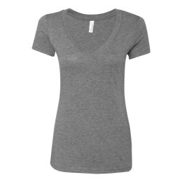 Next Level 6740 Women’s Triblend Deep V-Neck T-Shirt