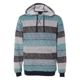Burnside 8603 Men's Printed Stripes Fleece Sweatshirt