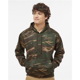 J. America 8615 Men's Polyester Tailgate Hooded Sweatshirt